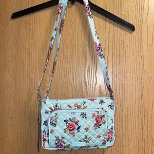 Vera Bradley Iconic RFID Little Hipster Purse